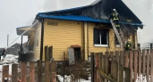 В Костромской области из-за проблем с электропроводкой сгорел жилой дом