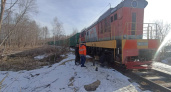 В Костромской области сошел с рельсов маневровый тепловоз