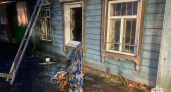 В Костроме на улице Спасокукоцкого произошел пожар в двухквартирном жилом доме
