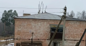 В Костромской области рухнула крыша у жилого дома
