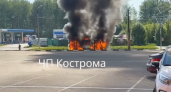 В Костроме водитель спас пассажиров из горящего автобуса