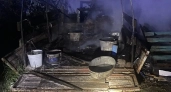 В Костроме по неизвестной причине вспыхнул пожар