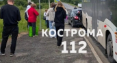  В Костроме Лада протаранила автобус с пассажирами во время остановки