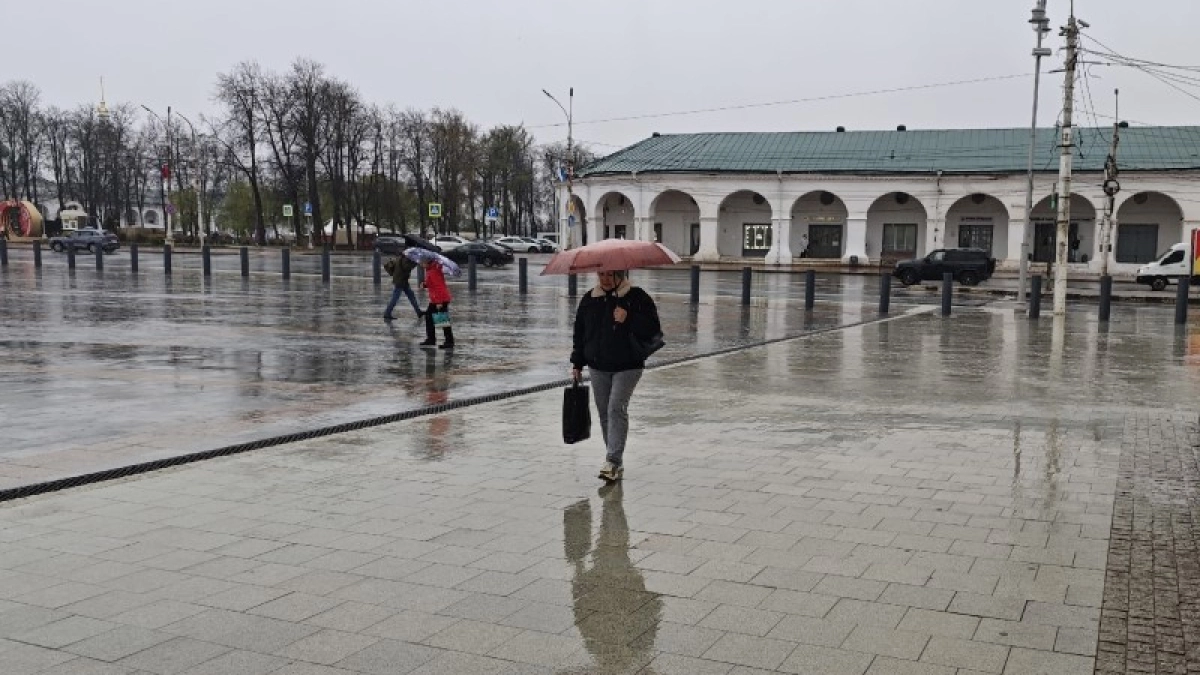 В Кострому идет череда дождей с резким похолоданием