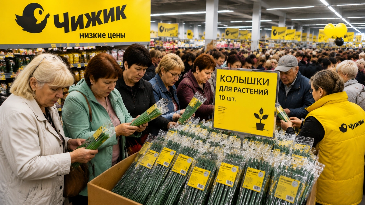 Дачники штурмуют «Чижик» ради одной копеечной новинки: за этими «волшебными» колышками выстраиваются очереди