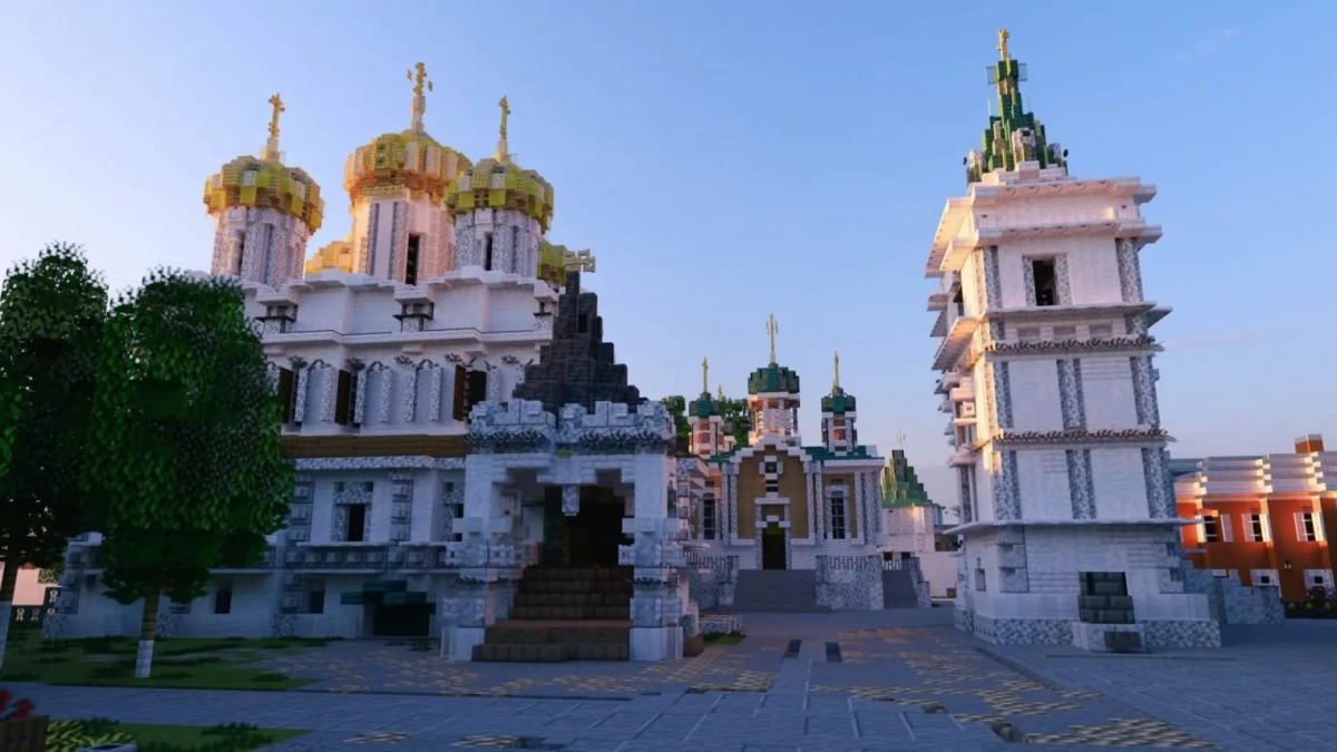 Костромской ипатьевский монастырь появился в Minecraft