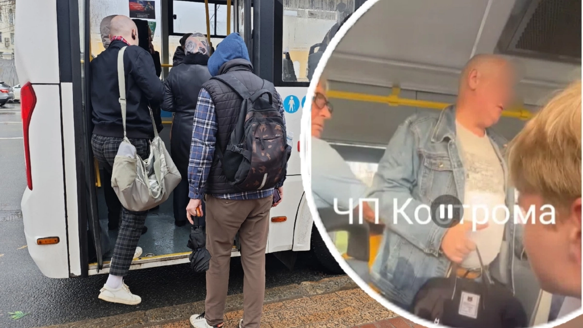 Потасовка между пенсионером и подростком произошла в автобусе Костромы